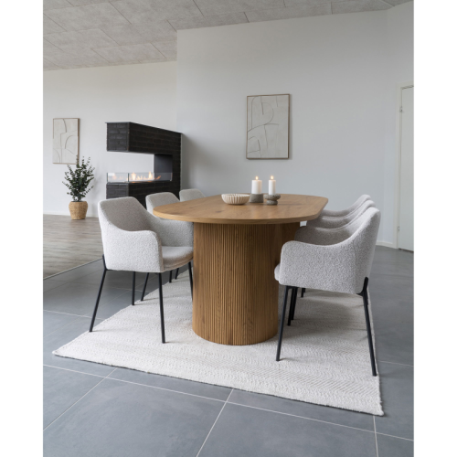 Boavista valgomojo stalas 100x210x75 cm