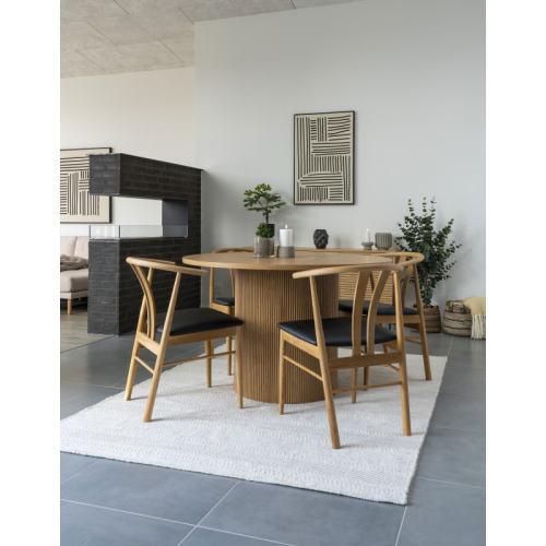 Boavista valgomojo stalas ø120x75 cm