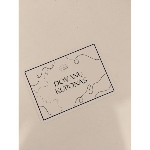 Fizinis dovanų kuponas nuo 20 Eur
